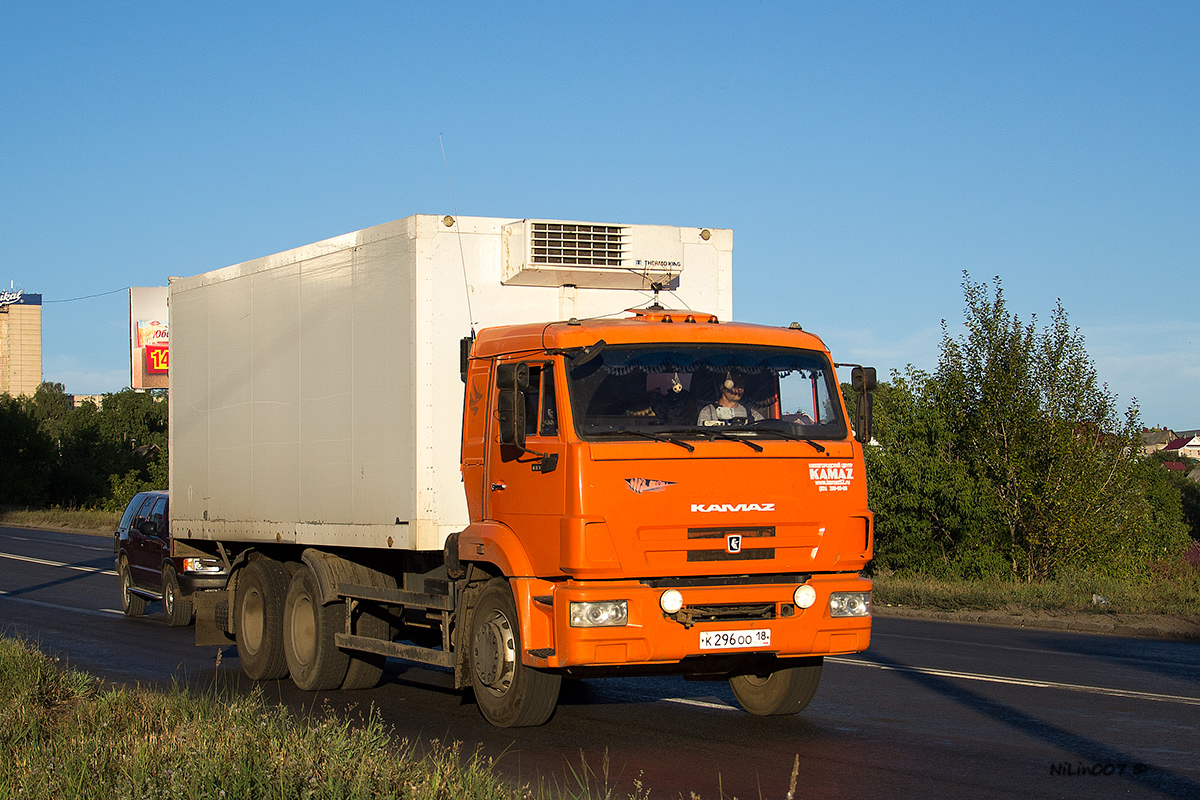 Удмуртия, № К 296 ОО 18 — КамАЗ-65115-N3(78)