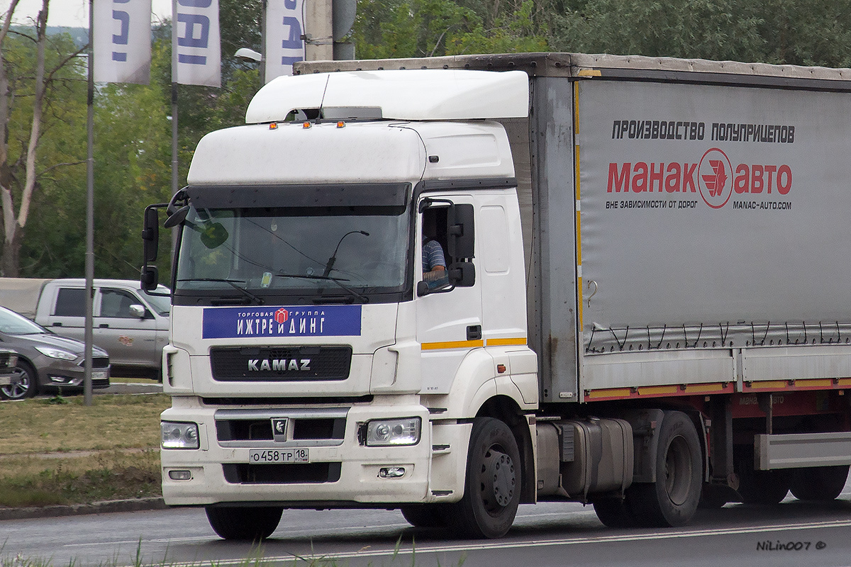 Удмуртия, № О 458 ТР 18 — КамАЗ-5490-S5(87)
