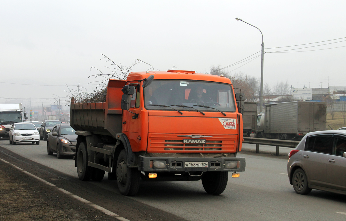 Красноярский край, № А 163 МР 124 — КамАЗ-43255-A3(96)