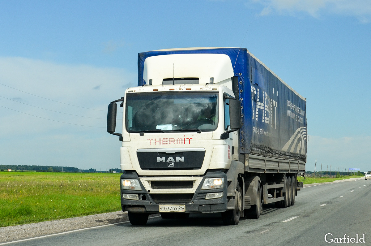 Красноярский край, № Е 077 ОХ 24 — MAN TGS 19.400