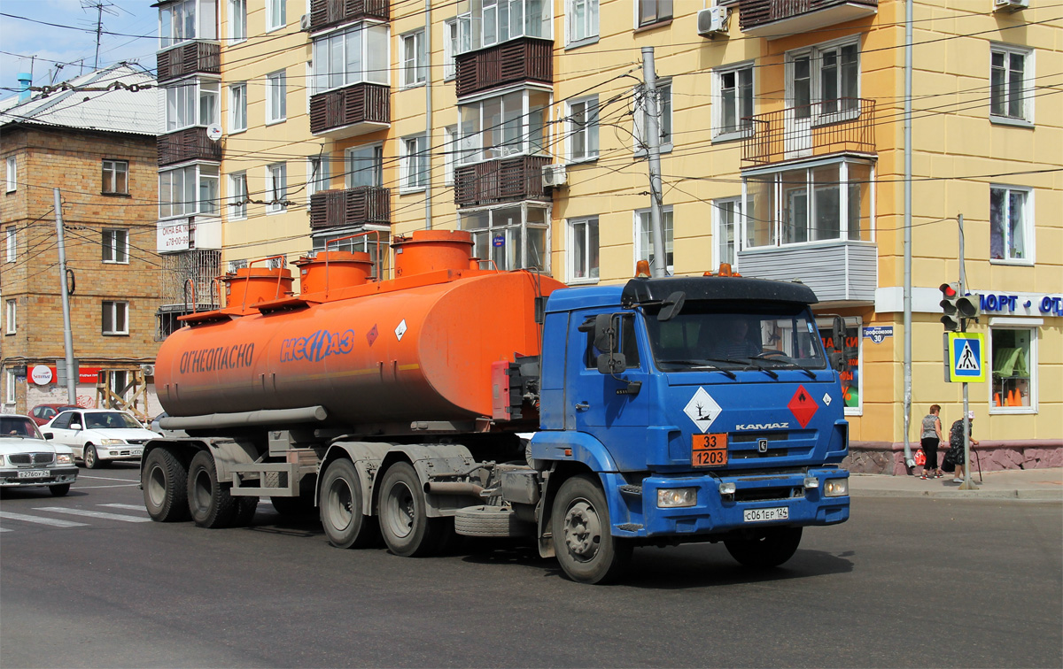Красноярский край, № С 061 ЕР 124 — КамАЗ-65116-N3(78)