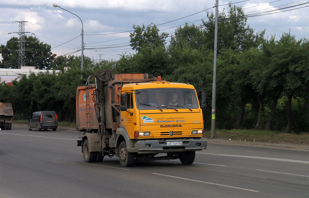 Красноярский край, № С 371 ЕР 124 — КамАЗ-4308-H3(99)