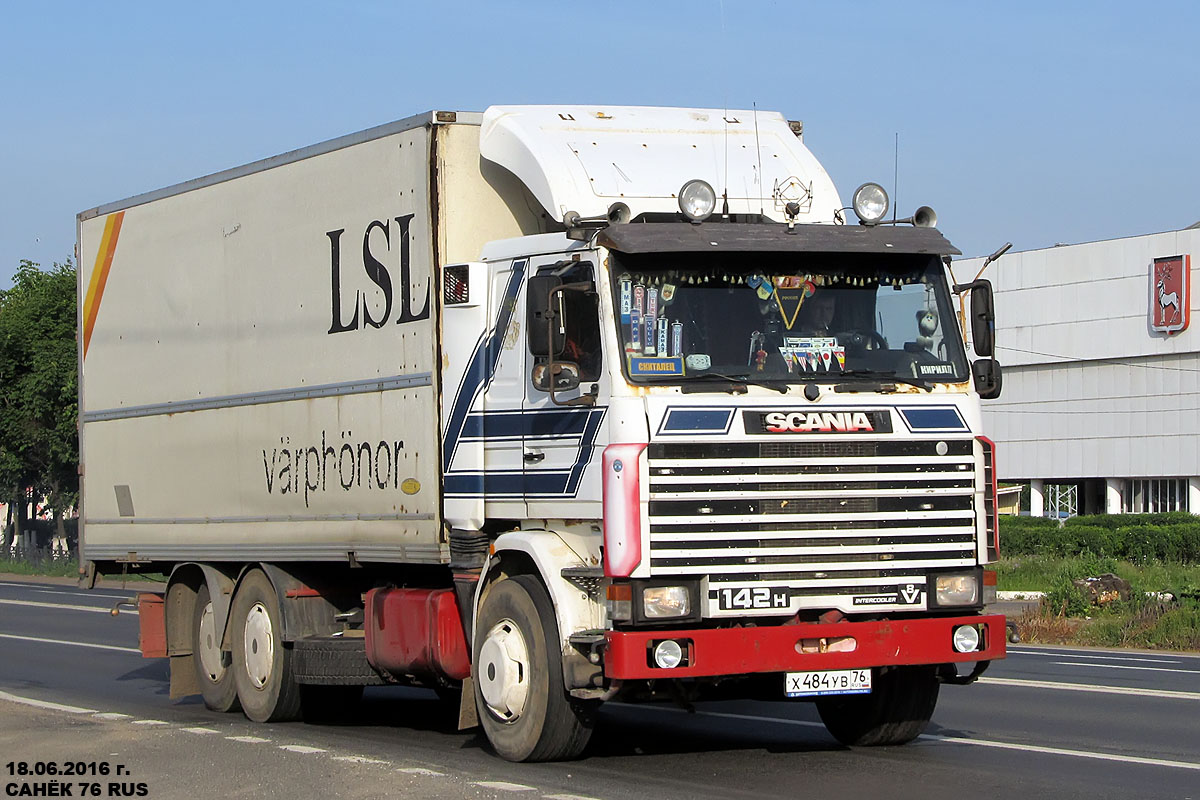 Ярославская область, № Х 484 УВ 76 — Scania (II) R142H