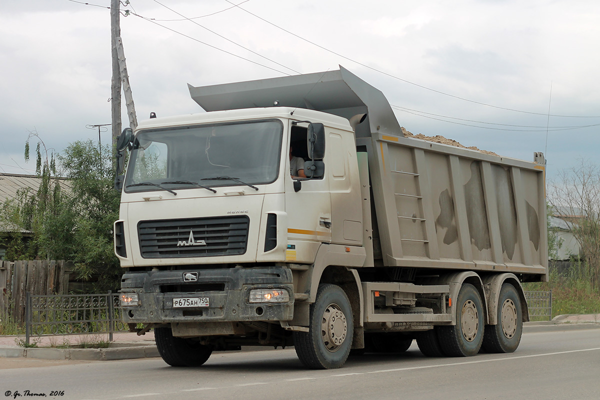 Саха (Якутия), № Р 675 АН 750 — МАЗ-6501H9