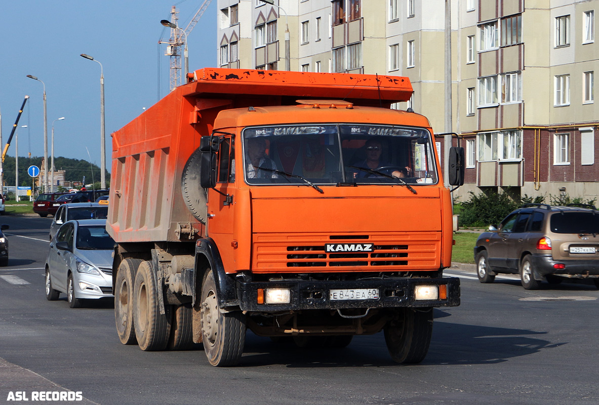 Псковская область, № Е 843 ЕА 60 — КамАЗ-65115-13 [65115N]