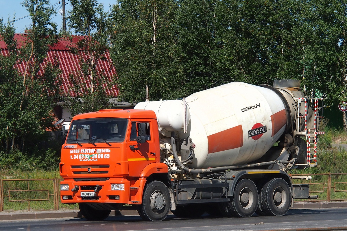 Ханты-Мансийский автоном.округ, № Р 008 ВН 186 — КамАЗ-6520-A4(23)
