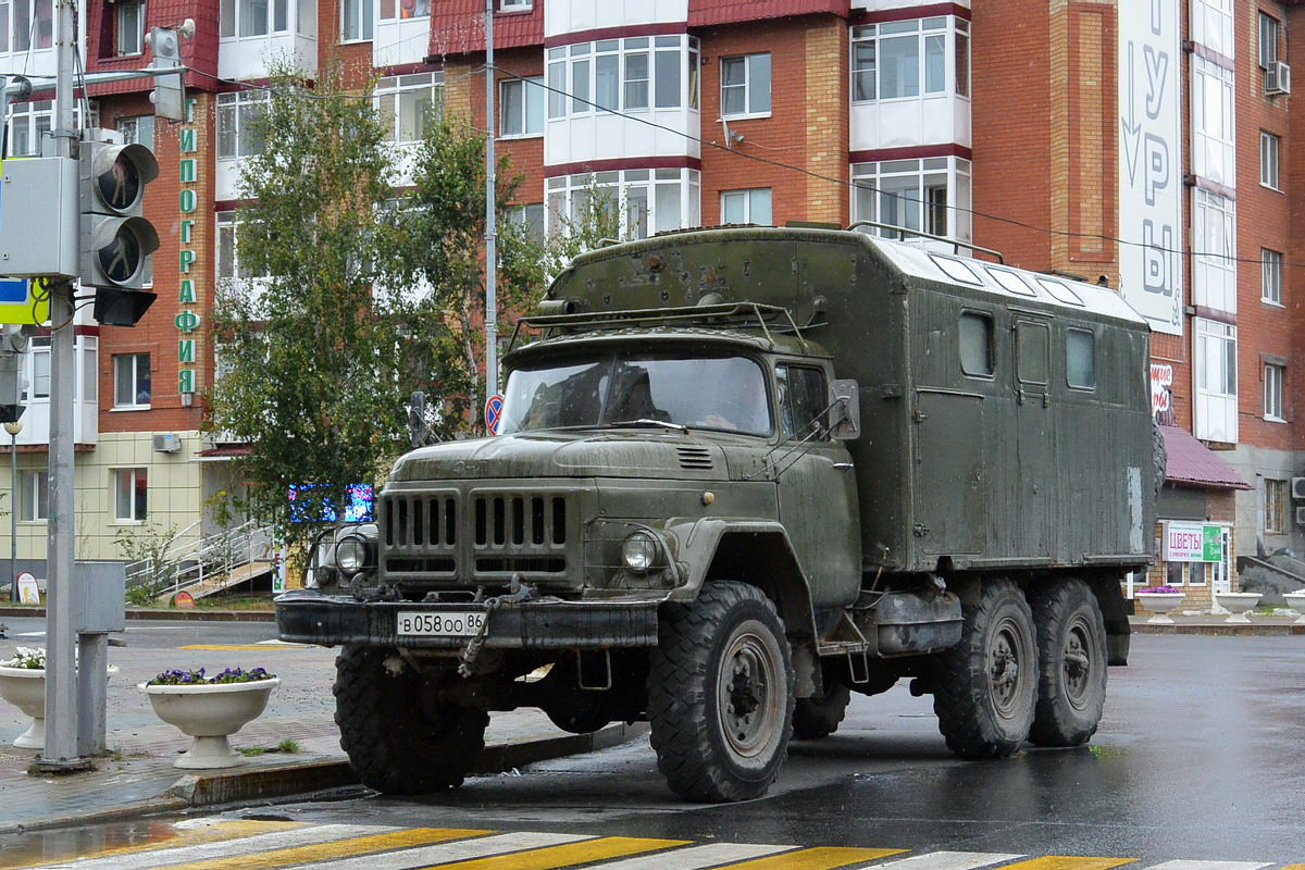 Ханты-Мансийский автоном.округ, № В 058 ОО 86 — ЗИЛ-131 (общая модель)