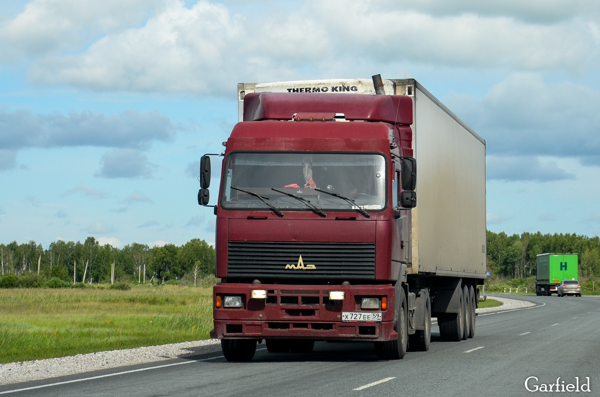 Пермский край, № Х 727 ЕЕ 59 — МАЗ-544008