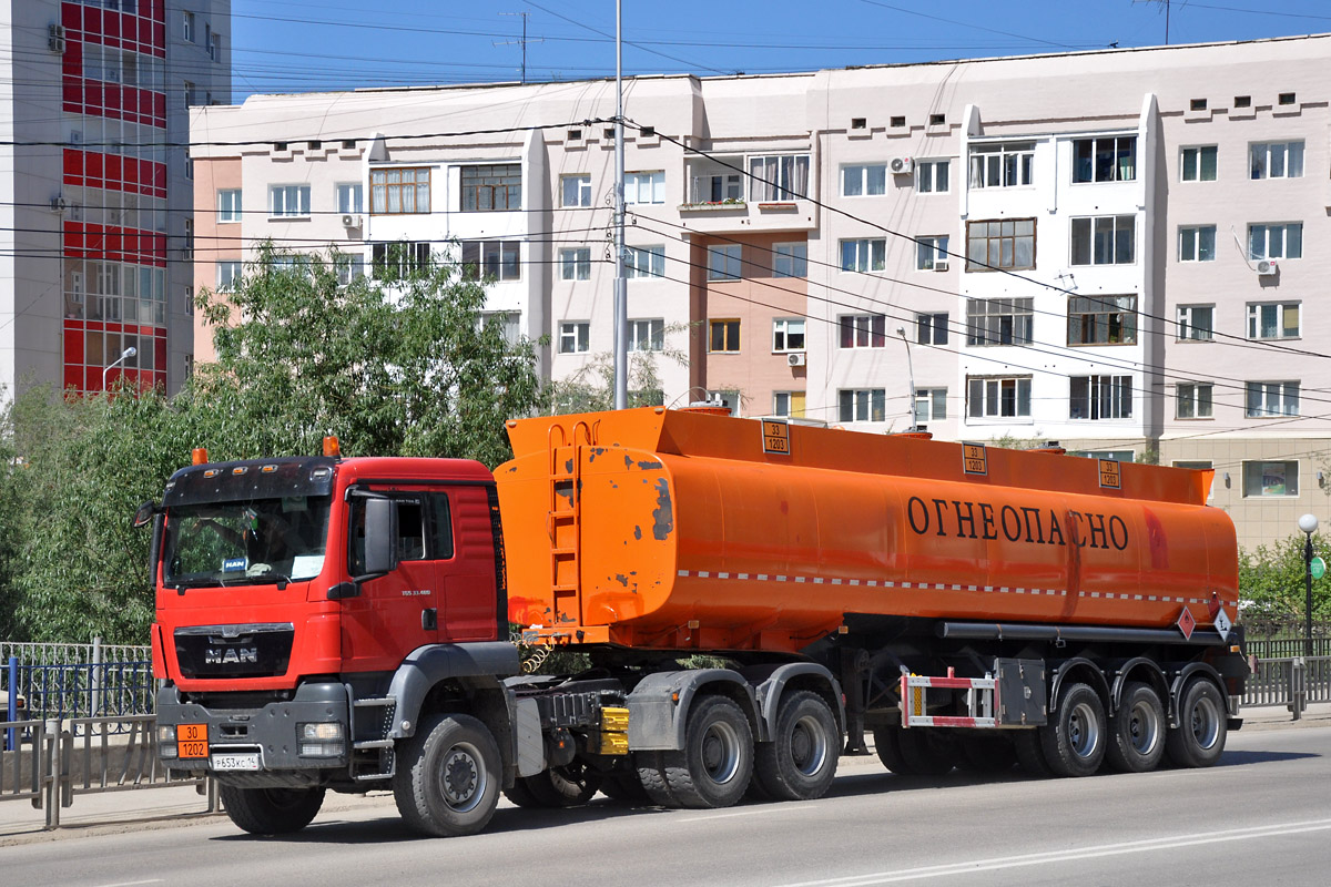 Саха (Якутия), № Р 653 КС 14 — MAN TGS 33.480