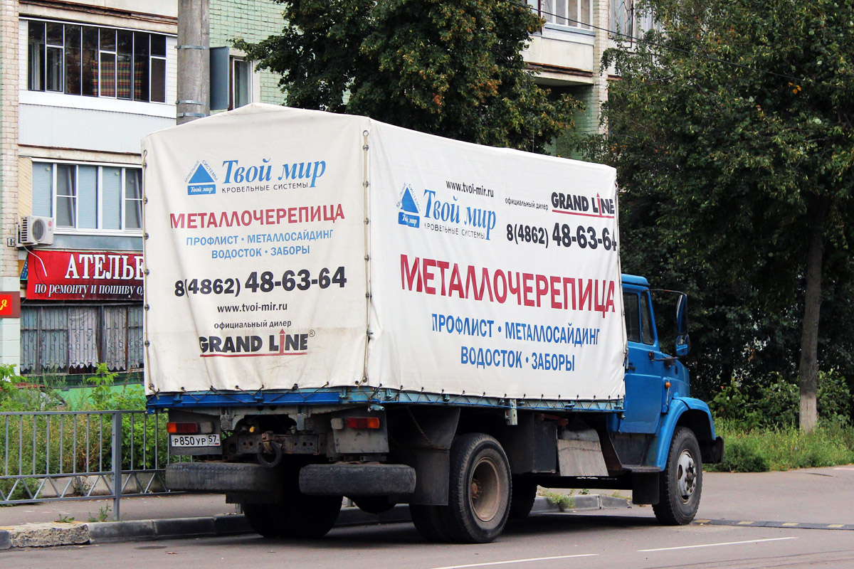 Орловская область, № Р 850 УР 57 — ЗИЛ-433100