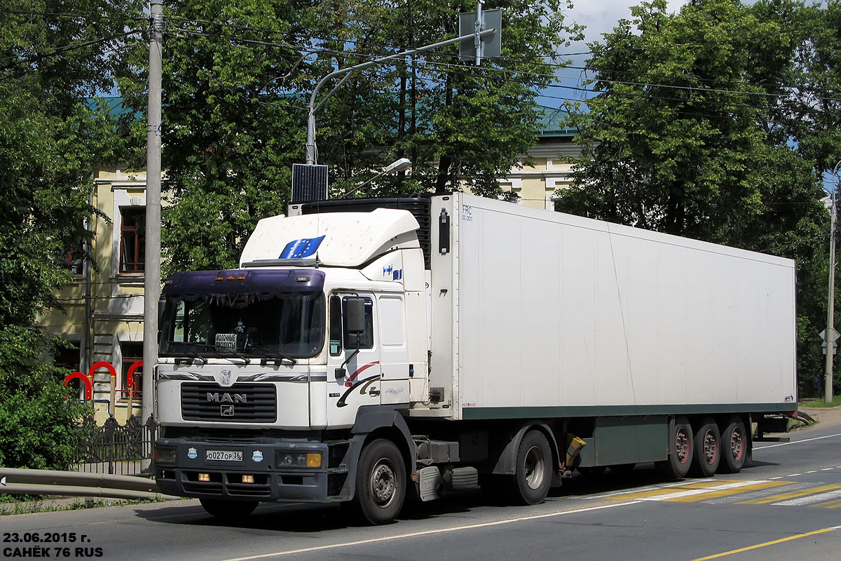 Воронежская область, № О 027 ОР 36 — MAN F2000 19.414