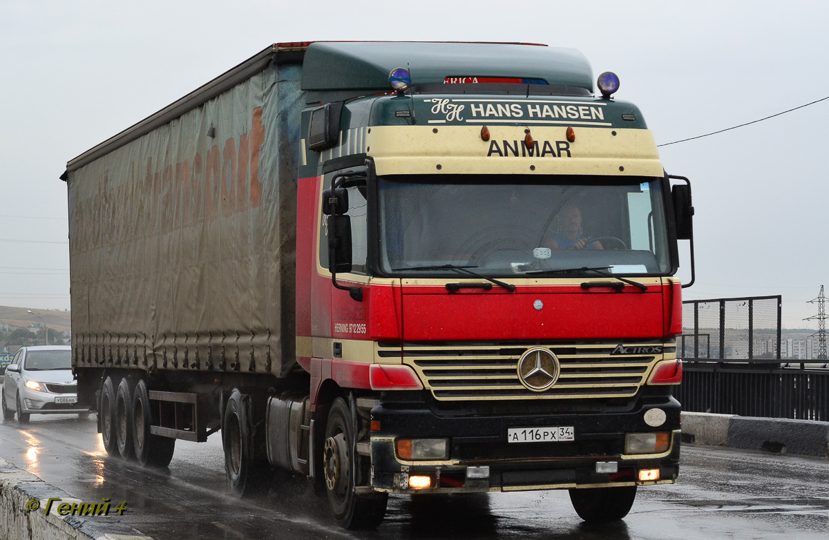 Волгоградская область, № А 116 РХ 34 — Mercedes-Benz Actros ('1997) 1840