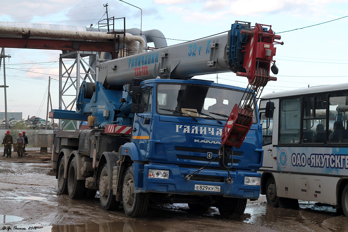 Саха (Якутия), № Е 829 КУ 14 — КамАЗ-6540-A4(23)