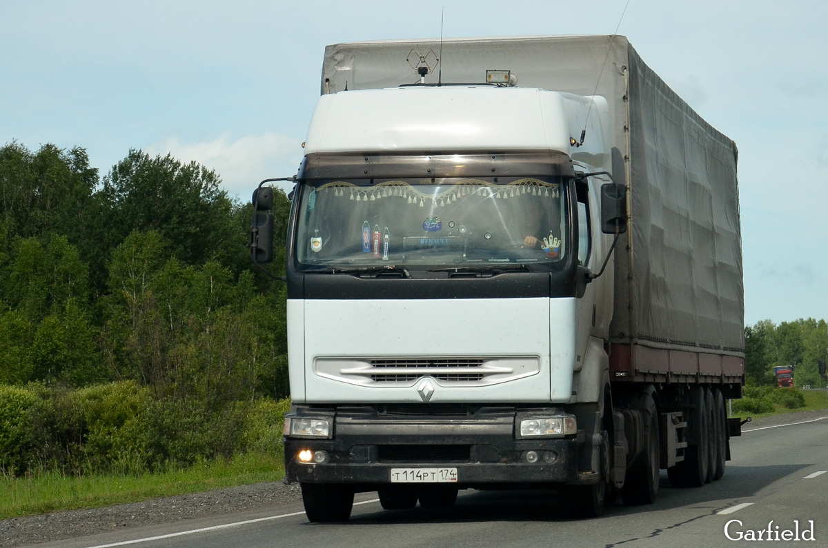 Челябинская область, № Т 114 РТ 174 — Renault Premium ('1996)
