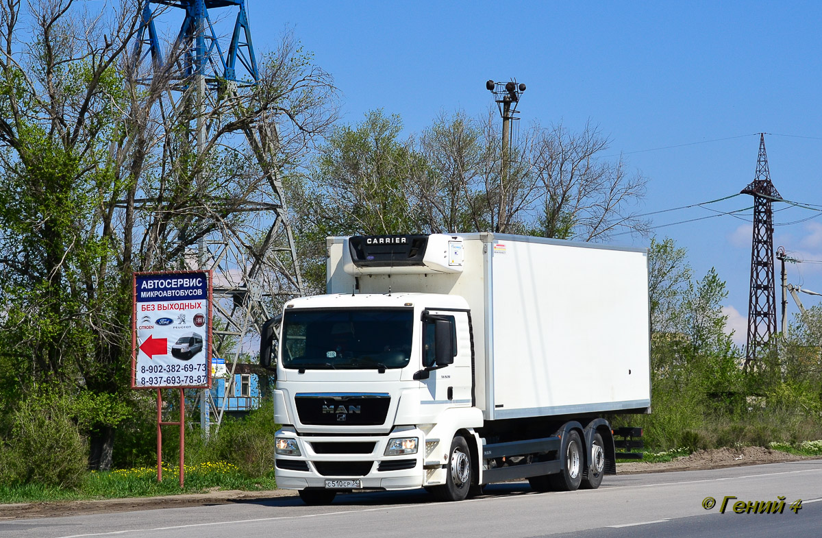 Волгоградская область, № С 510 СР 34 — MAN TGS 26.350