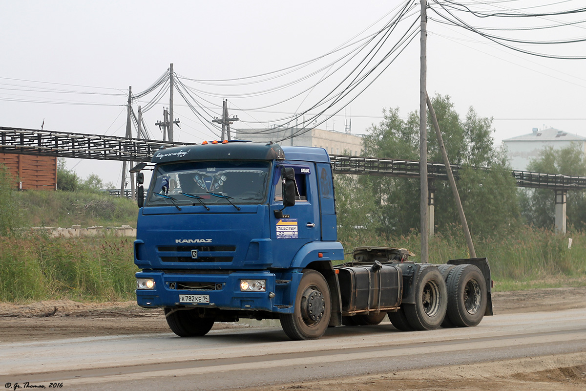 Саха (Якутия), № А 782 КЕ 14 — КамАЗ-65116-N3(78)