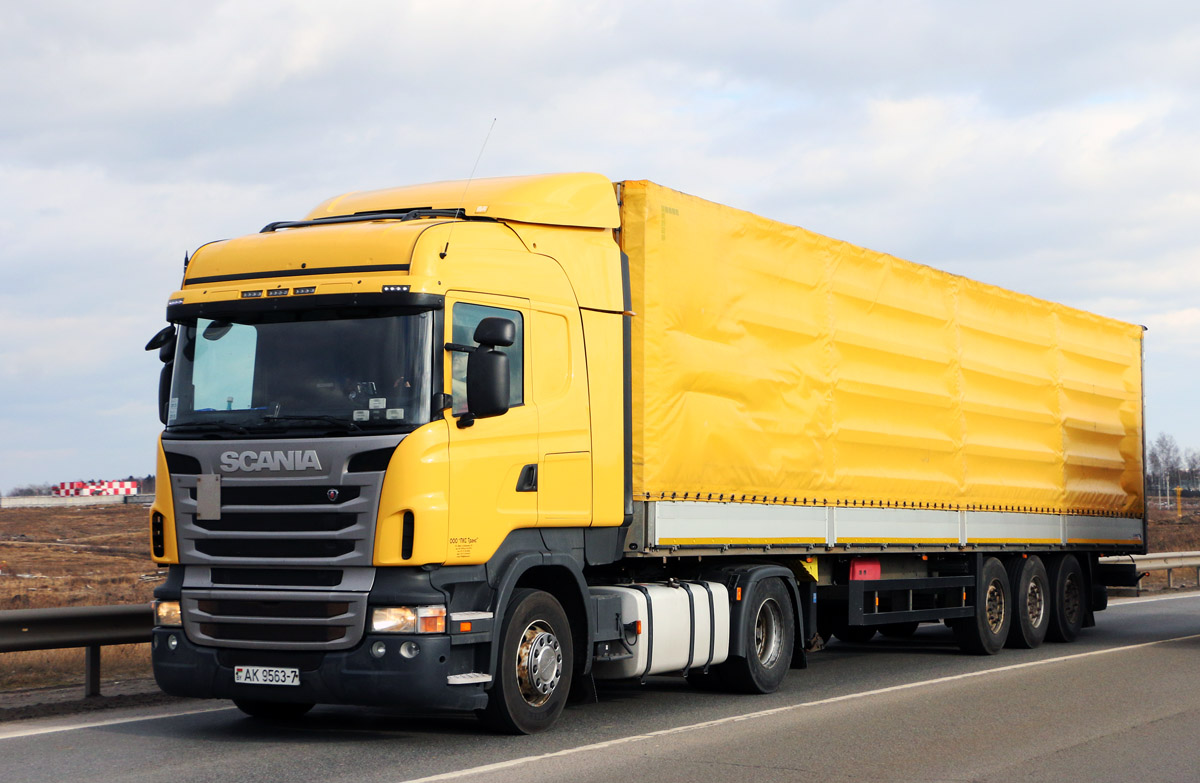 Минск, № АК 9563-7 — Scania ('2009-2011, общая модель)