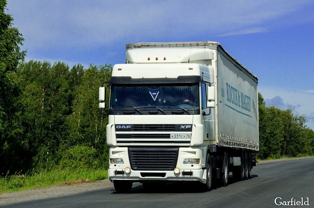 Томская область, № К 231 СУ 70 — DAF XF95 FT
