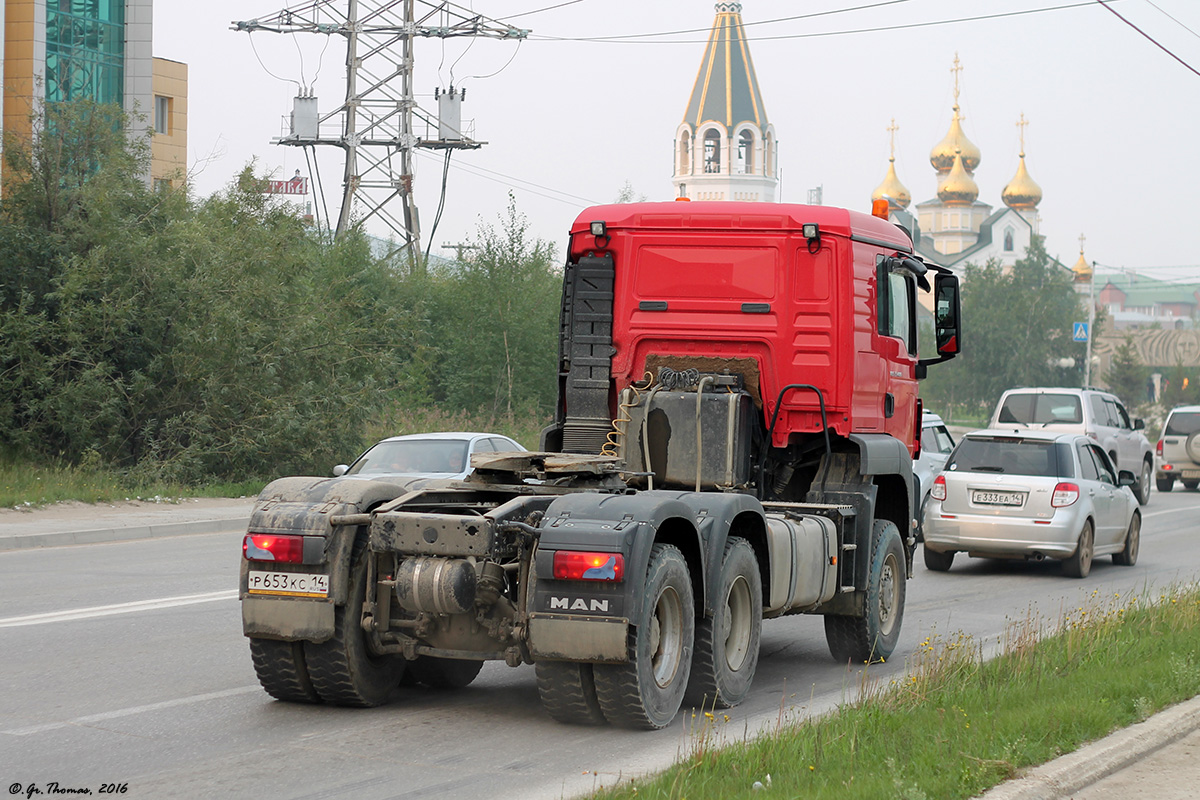 Саха (Якутия), № Р 653 КС 14 — MAN TGS 33.480