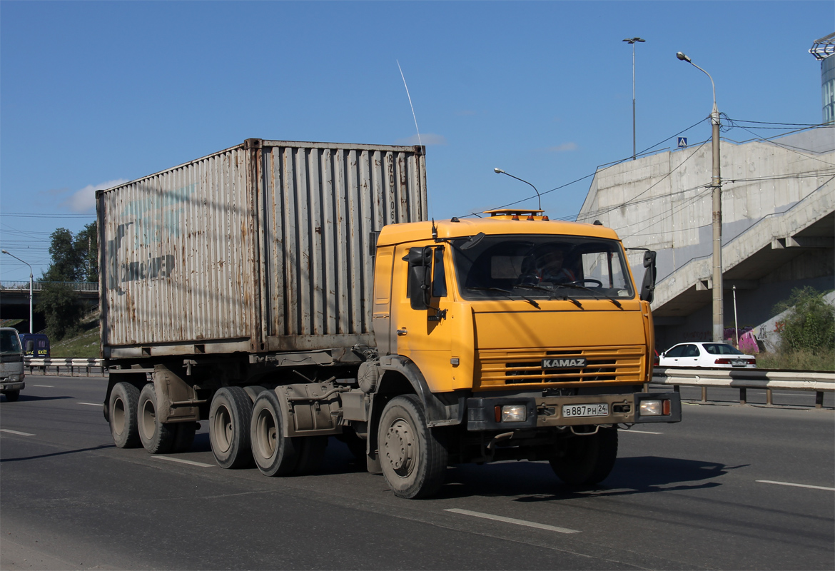 Красноярский край, № В 887 РН 24 — КамАЗ-65116-N3(78)