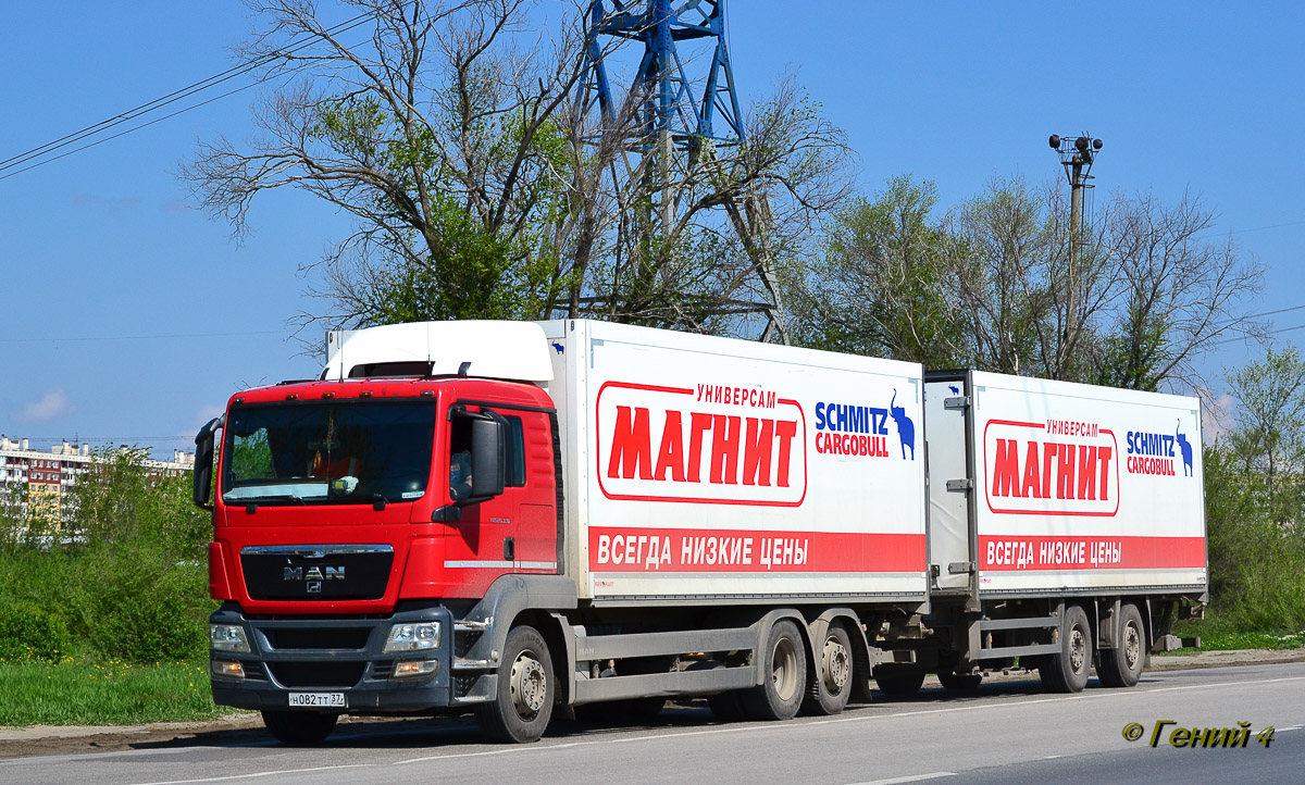 Волгоградская область, № Н 082 ТТ 37 — MAN TGS 26.350