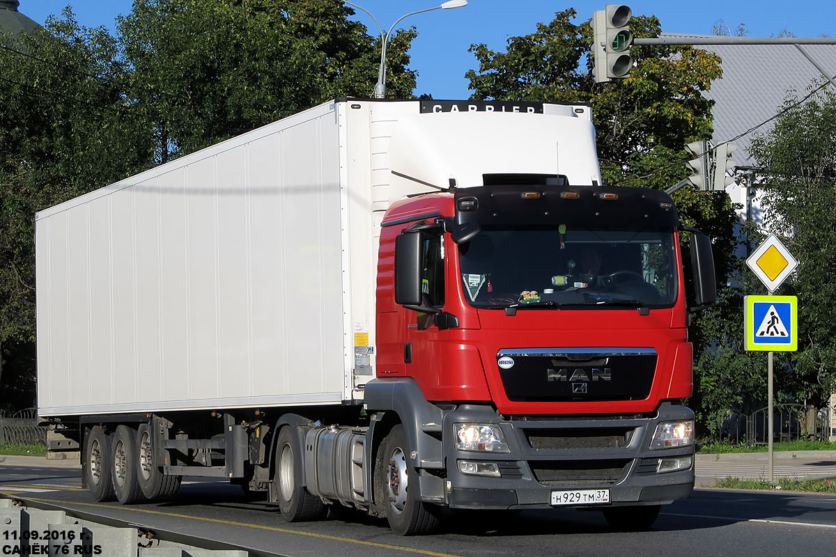 Новгородская область, № Н 929 ТМ 37 — MAN TGS 18.360