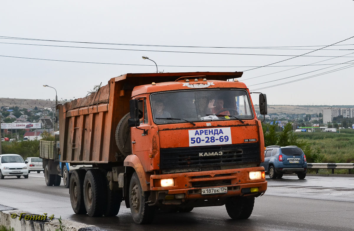 Волгоградская область, № А 187 ВК 134 — КамАЗ-6520 [652000]