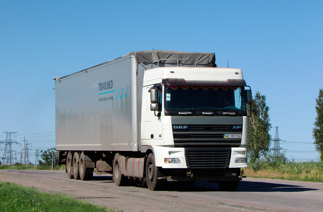 Днепропетровская область, № АЕ 3857 ЕХ — DAF XF95 FT