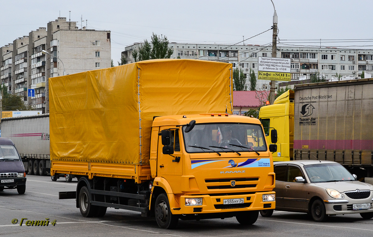 Волгоградская область, № Р 555 НУ 34 — КамАЗ-4308-R4(28)