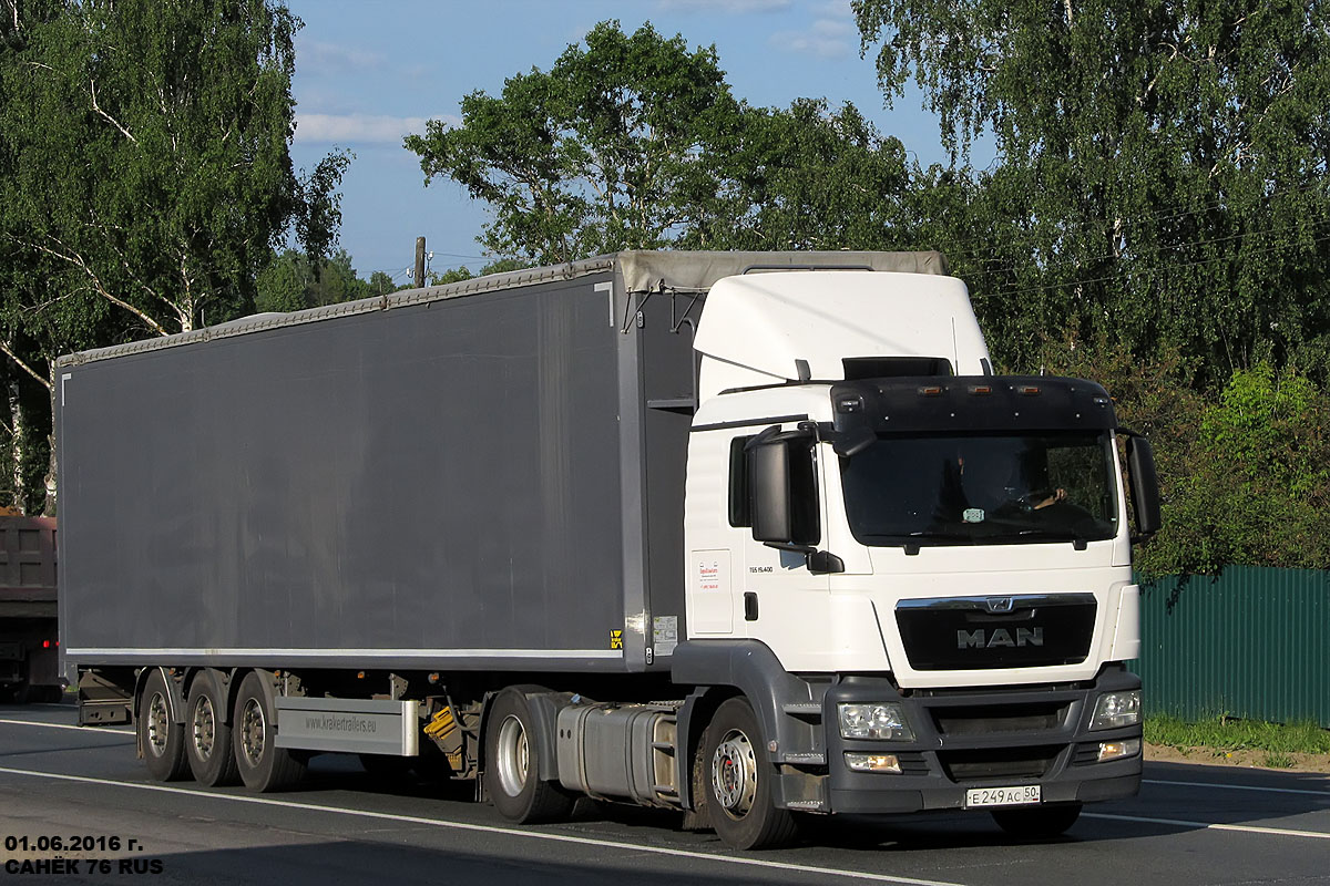 Московская область, № Е 249 АС 50 — MAN TGS 19.400