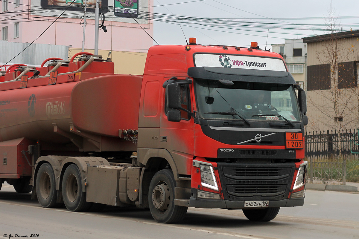 Башкортостан, № С 452 ВН 102 — Volvo ('2013) FM.420
