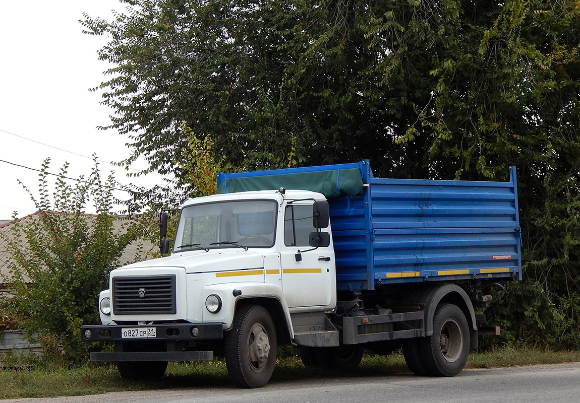 Белгородская область, № О 827 СР 31 — ГАЗ-3309