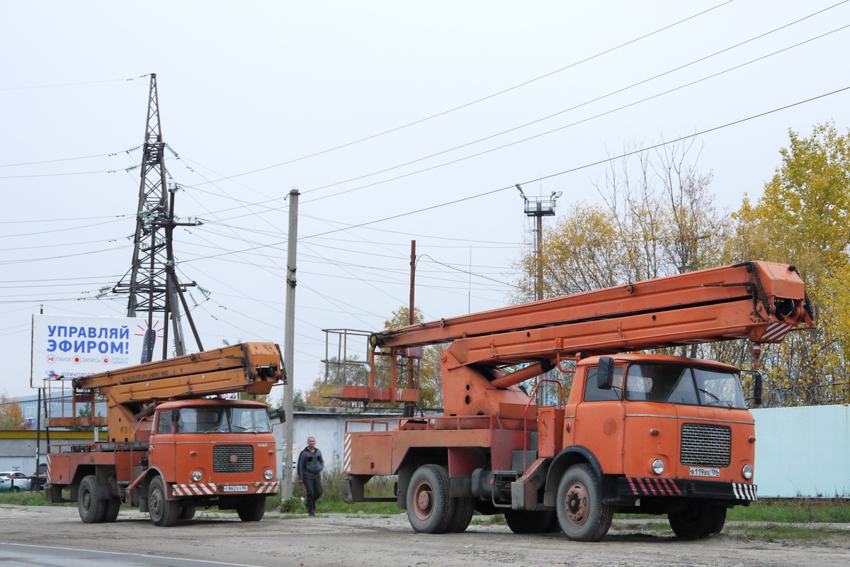 Ханты-Мансийский автоном.округ, № С 862 ЕУ 86 — Škoda 706 MTS 24R; Ханты-Мансийский автоном.округ, № В 119 ВЕ 186 — Škoda 706 MTS 24
