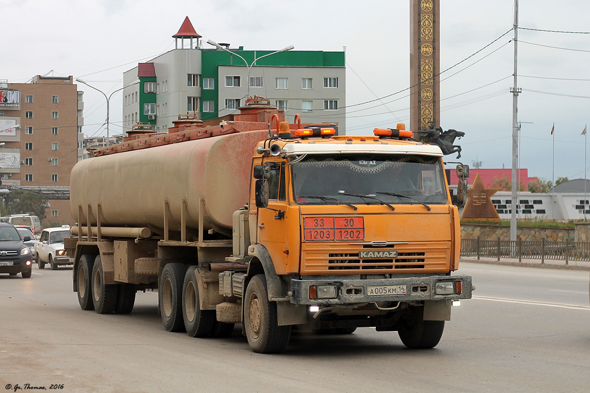Саха (Якутия), № А 005 КМ 14 — КамАЗ-65116-N3(78)