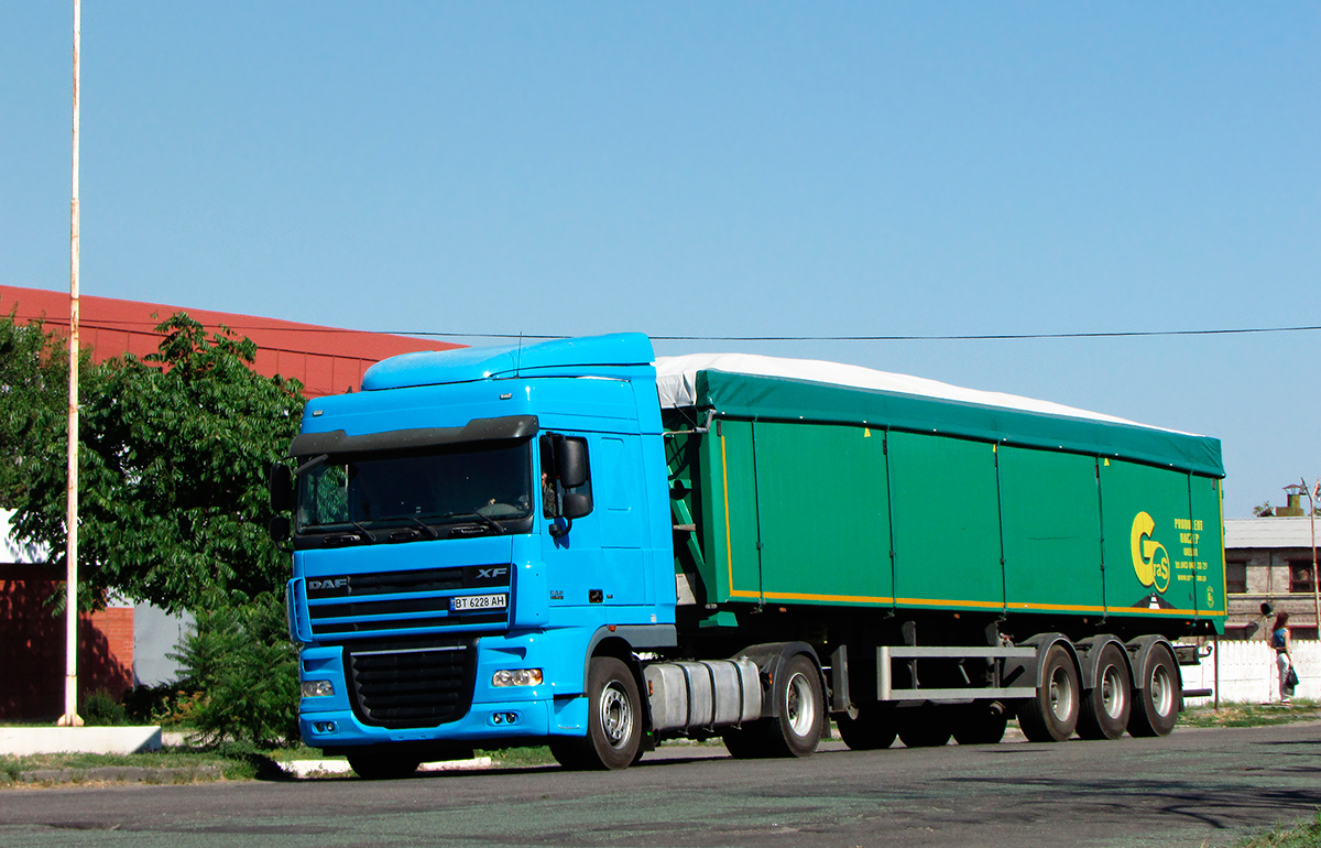 Херсонская область, № ВТ 6228 АН — DAF XF105 FT