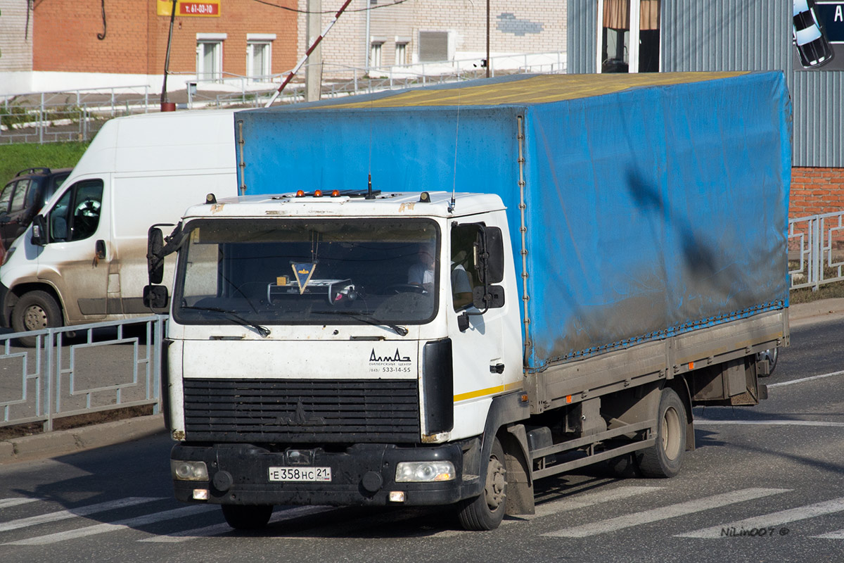 Чувашия, № Е 358 НС 21 — МАЗ-437130