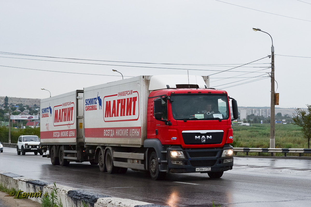 Волгоградская область, № Н 086 ОТ 37 — MAN TGS 26.350