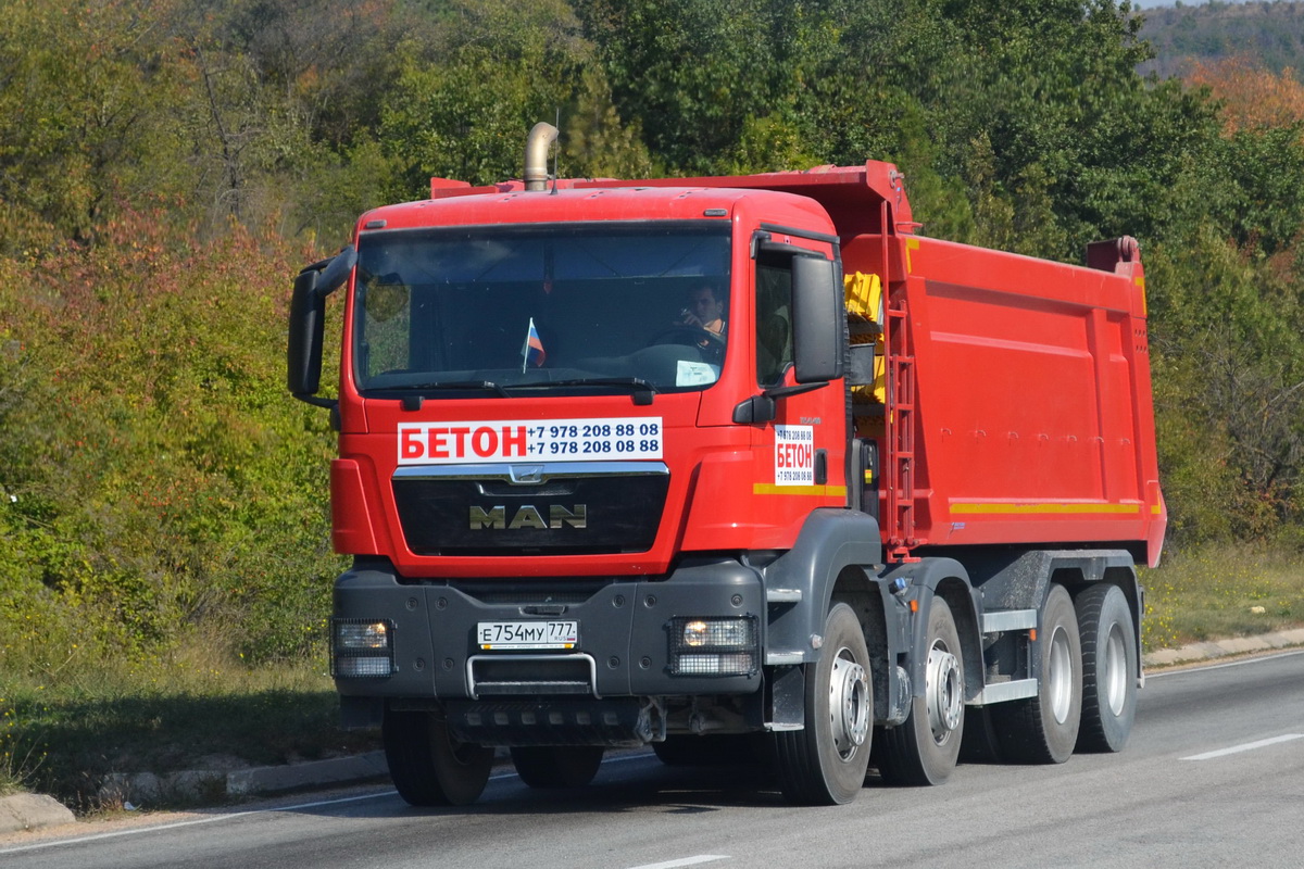 Севастополь, № Е 754 МУ 777 — MAN TGS 41.400