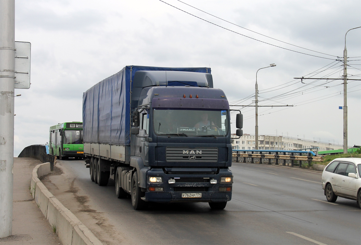 Челябинская область, № У 762 НР 174 — MAN TGA 18.410