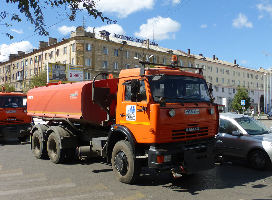 Волгоградская область, № А 982 АА 134 — КамАЗ-65115-62