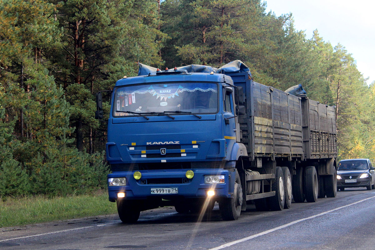 Тульская область, № К 999 ТВ 71 — КамАЗ-65117-N3(78)