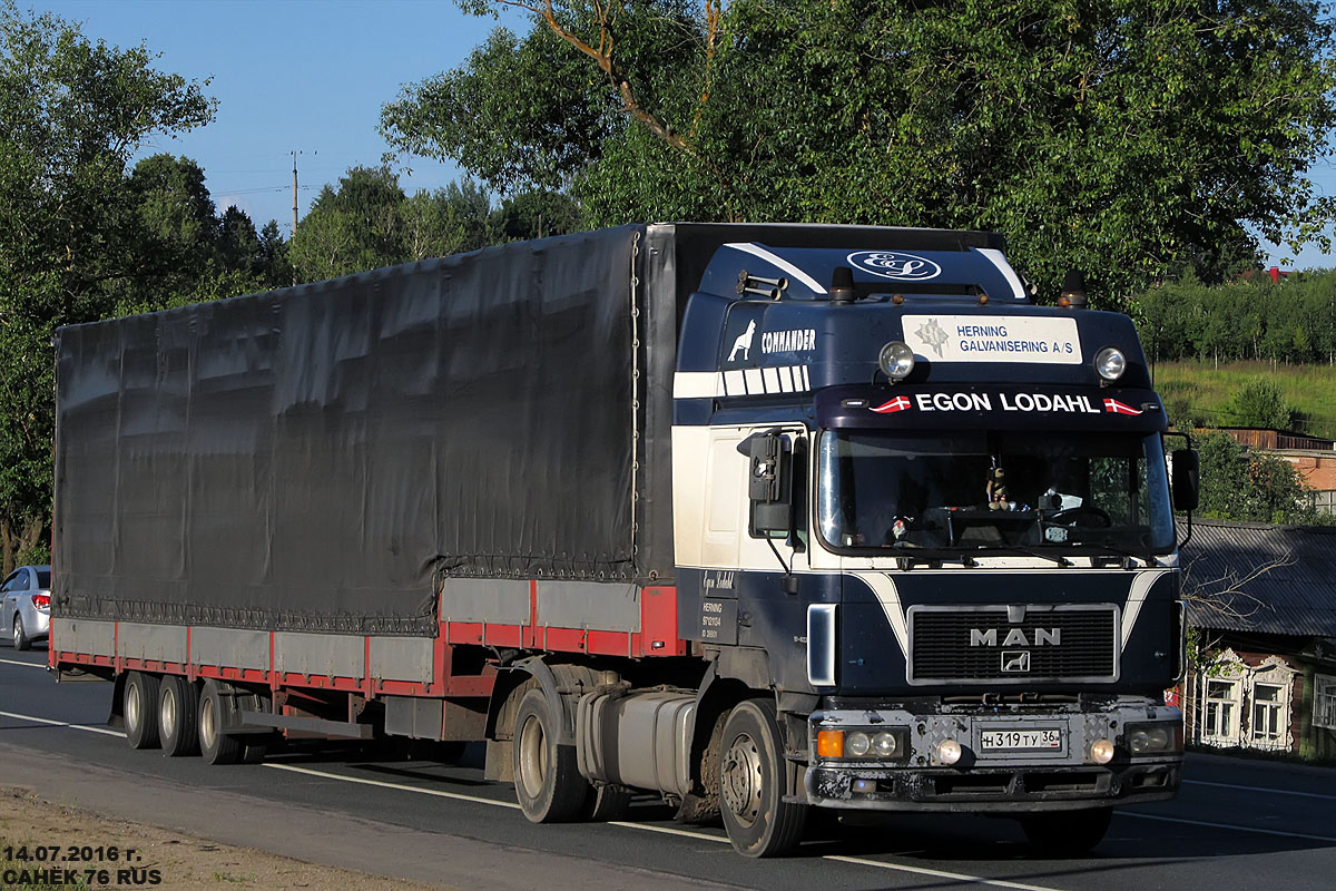 Воронежская область, № Н 319 ТУ 36 — MAN F2000 19.403