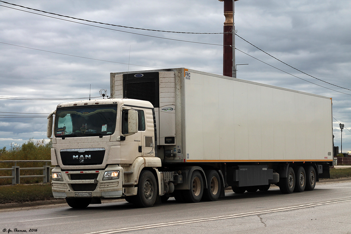Саха (Якутия), № Т 546 КН 14 — MAN TGS 26.440