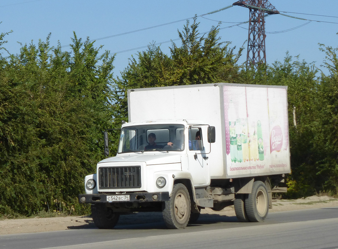 Волгоградская область, № С 542 ВС 34 — ГАЗ-3309