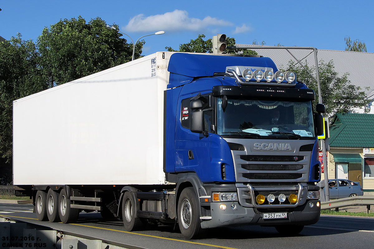 Костромская область, № Н 353 УН 44 — Scania ('2009-2011, общая модель)