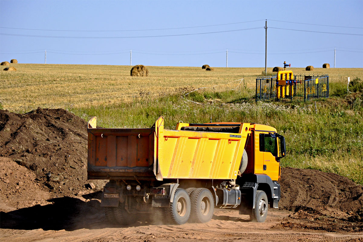 Башкортостан, № В 132 РУ 102 — MAN TGS 33.350