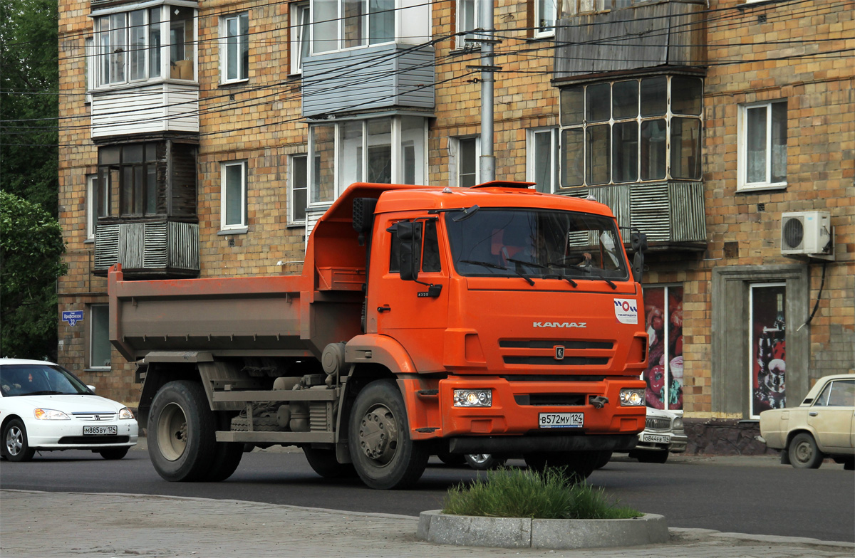 Красноярский край, № В 572 МУ 124 — КамАЗ-43255-R4(28)
