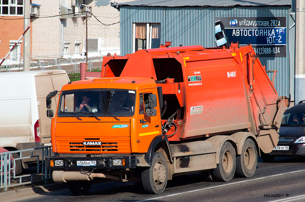 Удмуртия, № О 560 ЕВ 152 — КамАЗ-65115-30