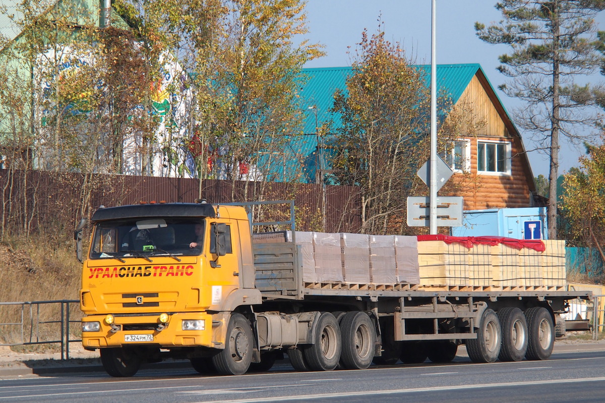 Тюменская область, № Р 324 РМ 72 — КамАЗ-65116-N3(78)