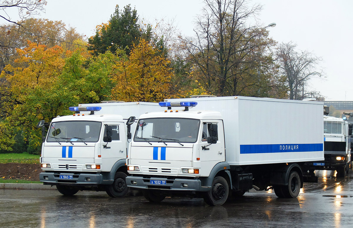 Москва, № Х 1032 99 — КамАЗ-4308-H3(99); Москва — Спортивный праздник московской полиции, 08.10.2016